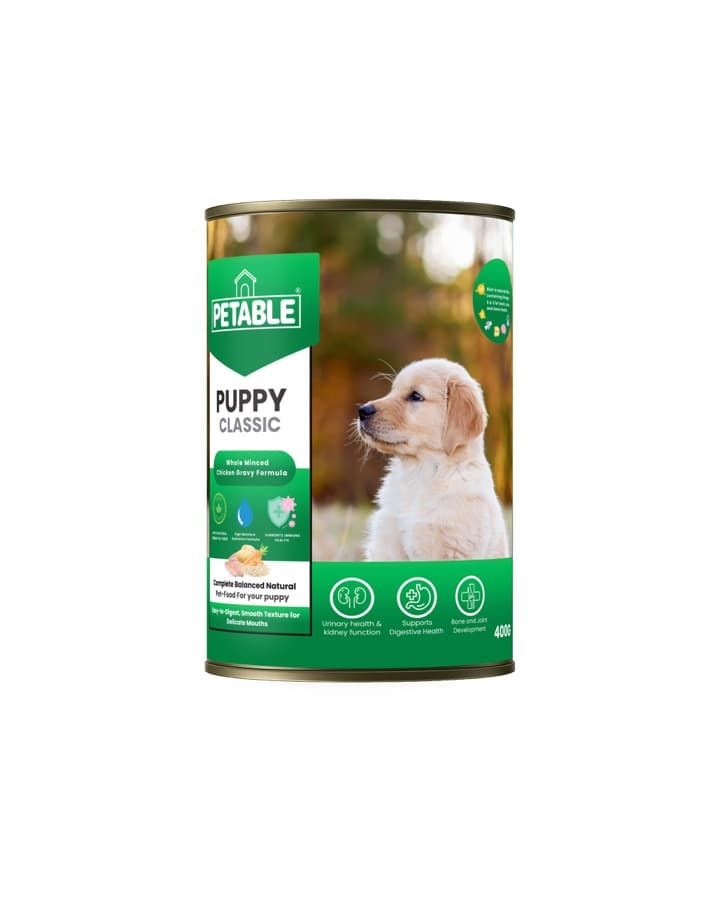 Petable Puppy Wet Food Tin 400 gm