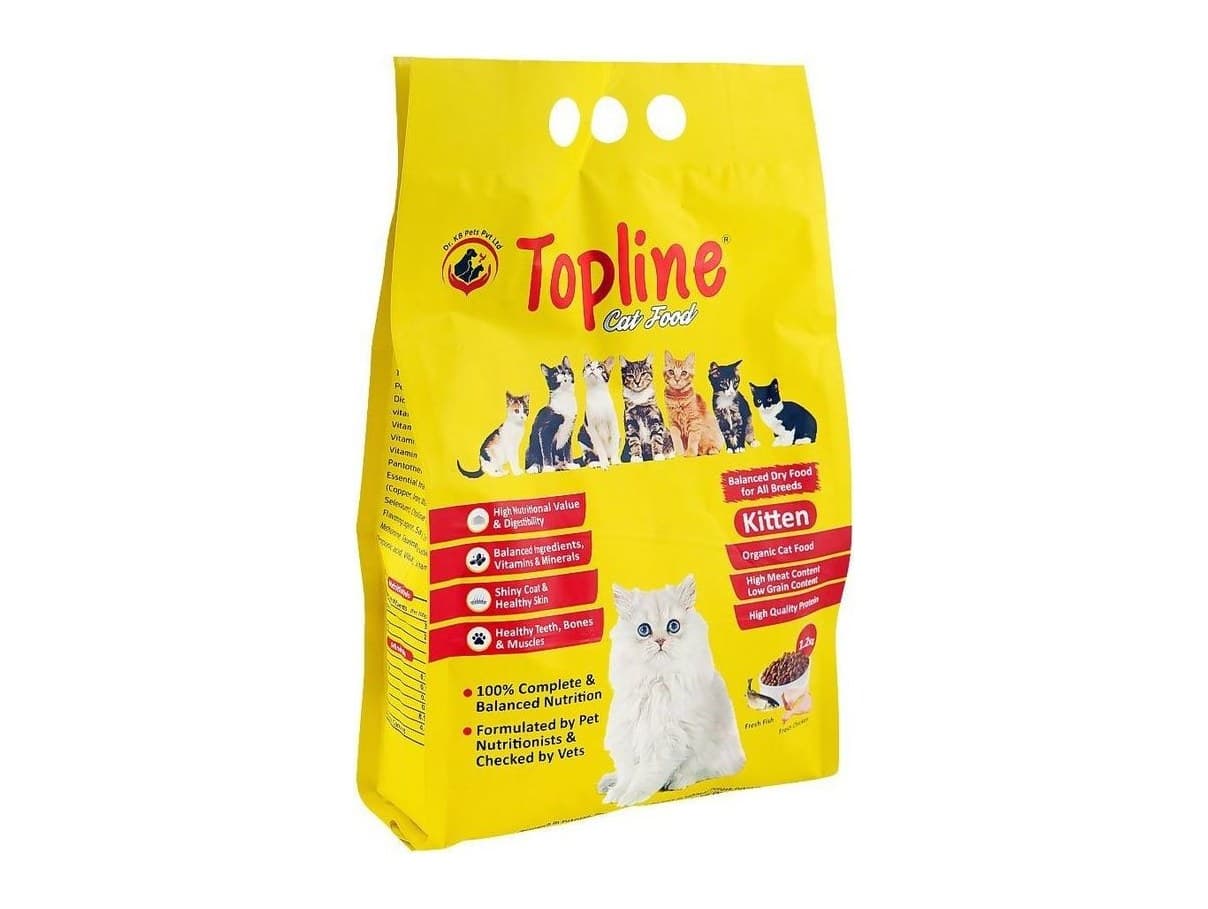 Topline Kitten Dry Cat Food 1.2 Kg