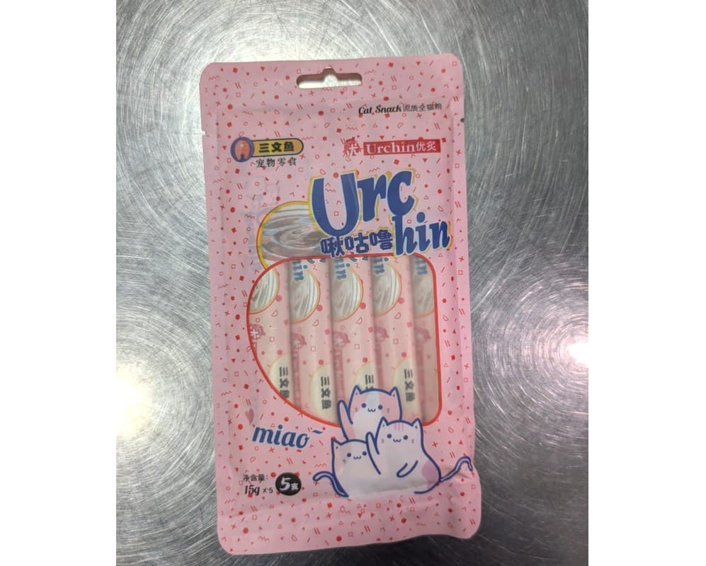 Urchin Salmon Creamy Treat Pack of 5 75 gm