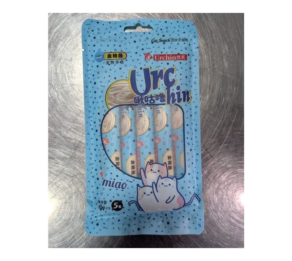 Urchin Tuna Creamy Treat Pack of 5 75 gm